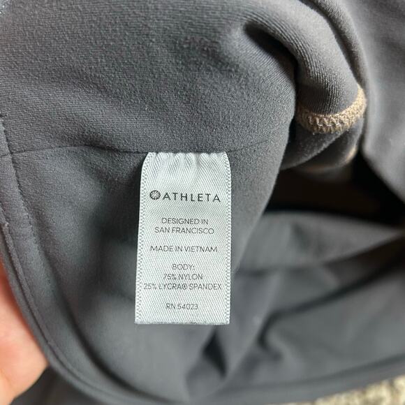 Athleta Salutation 7/8 Tight Size Small Gray 27" Inseam Mid Rise - Picture 8 of 8